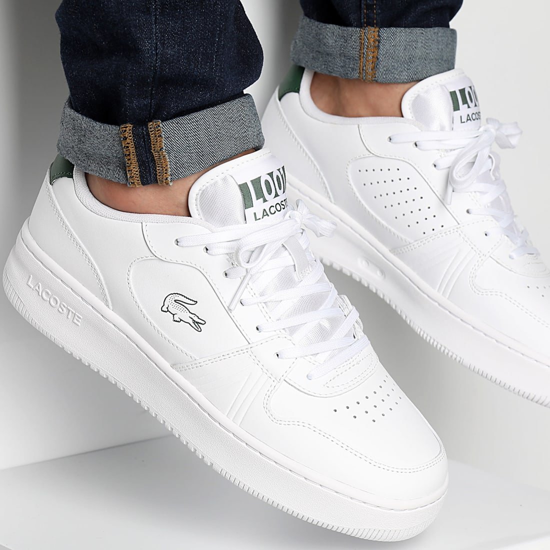 Baskets L001 Set 224 White Dark Green