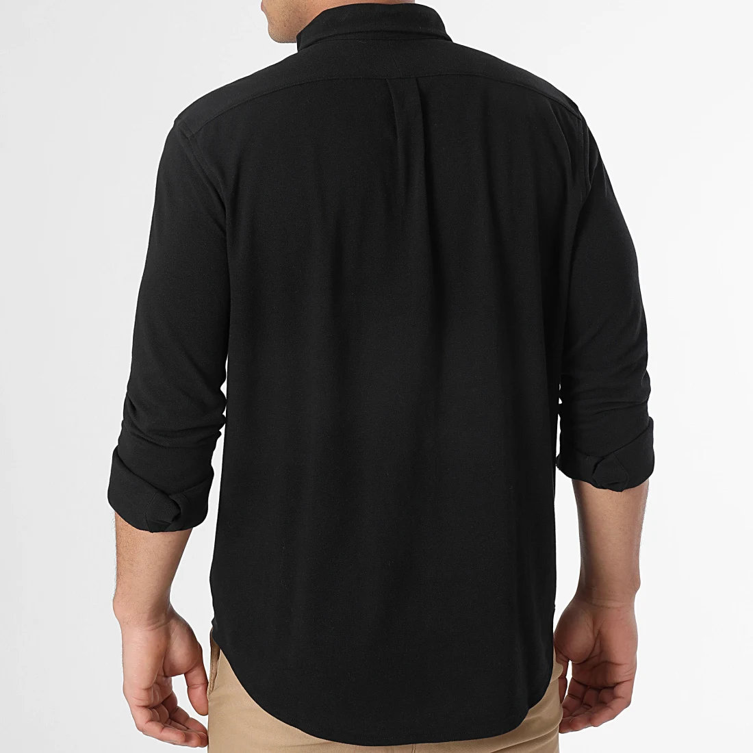 Chemise Manches Longues Original Player Noir – Image 3