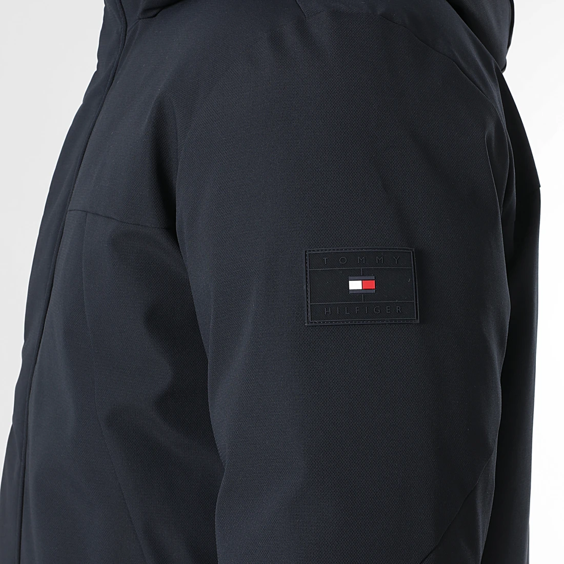 Parka Capuche Tech Hooded Padded 1362 Bleu Marine – Image 2